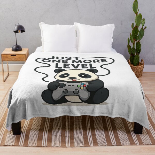 Item preview, Panda Gamer - Just One More Level Controller Cable Design designed and sold by MKreative Studio.