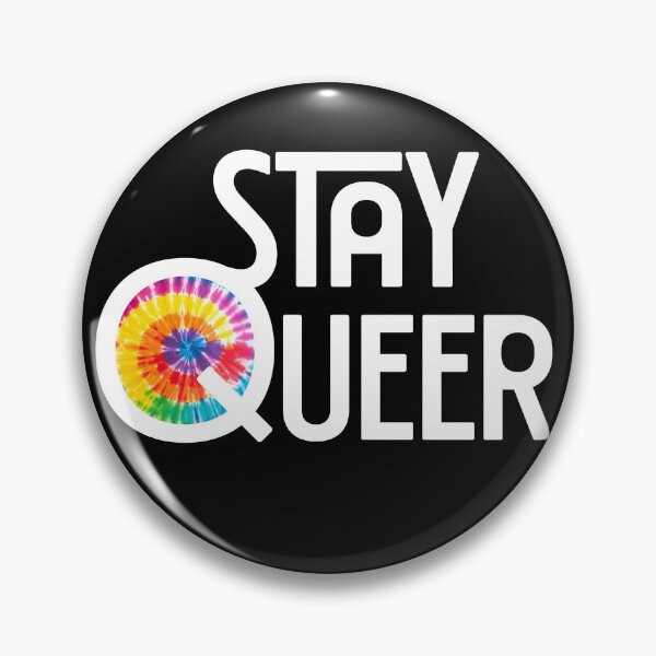Item preview, Stay Queer Rainbow Tie Dye Gay Pride White designed and sold by TackyTime.