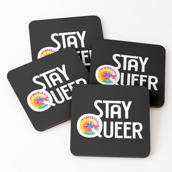 Item preview, Stay Queer Rainbow Tie Dye Gay Pride White designed and sold by TackyTime.