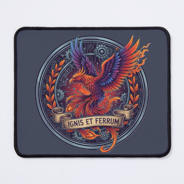 Item preview, Eternal Phoenix: Ignis Et Ferrum Steampunk Crest designed and sold by MartinxMarie.