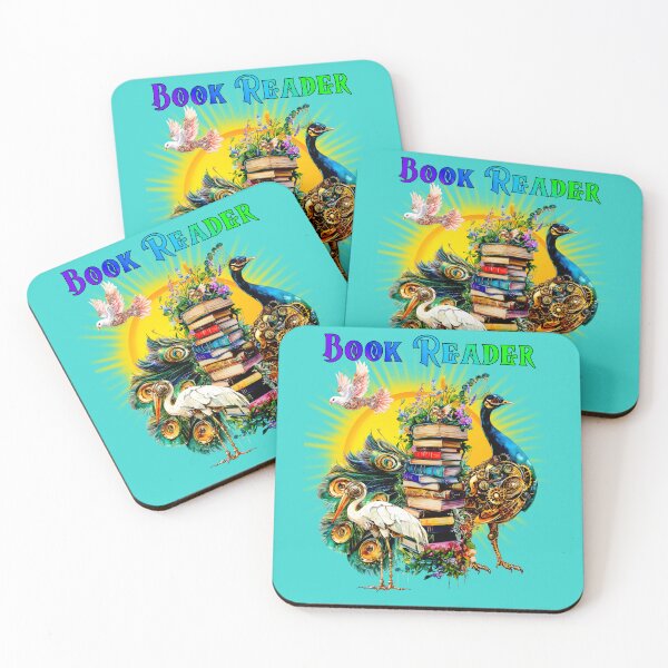 Item preview, Book Reader | Magic of Reading - Steampunk Birds designed and sold by Doodle-Bloom.