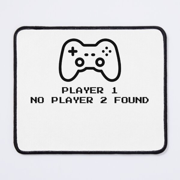 Item preview, Single Gamer T-shirt - Player 1 / No Player 2 found - Video Game Gift for Singles designed and sold by DuoDesign09.