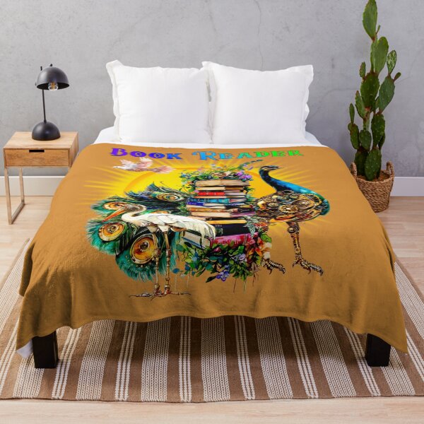 Item preview, Book Reader | Magic of Reading - Steampunk Birds designed and sold by Doodle-Bloom.