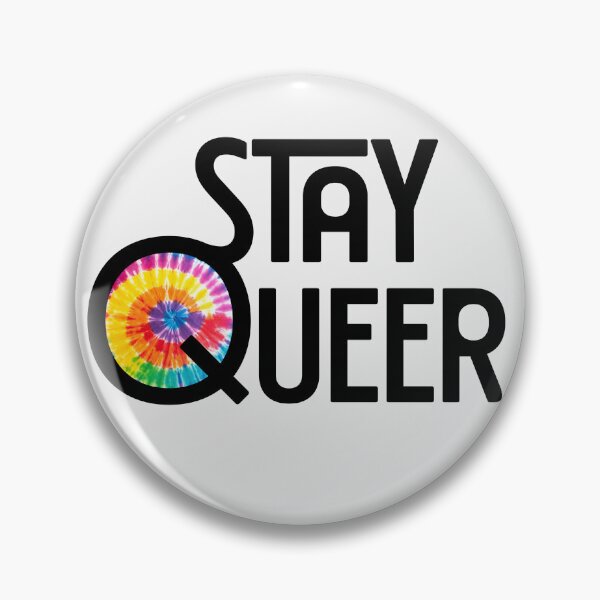 Item preview, Stay Queer Rainbow Tie Dye Gay Pride Black designed and sold by TackyTime.