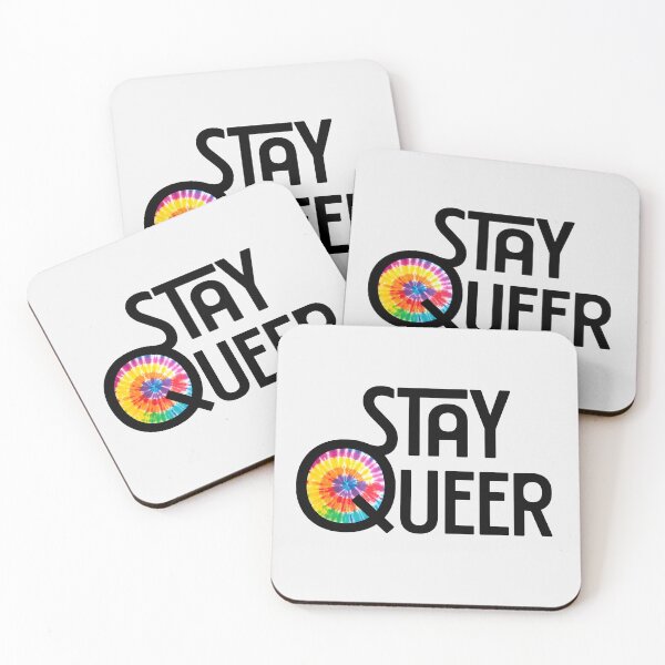 Item preview, Stay Queer Rainbow Tie Dye Gay Pride Black designed and sold by TackyTime.