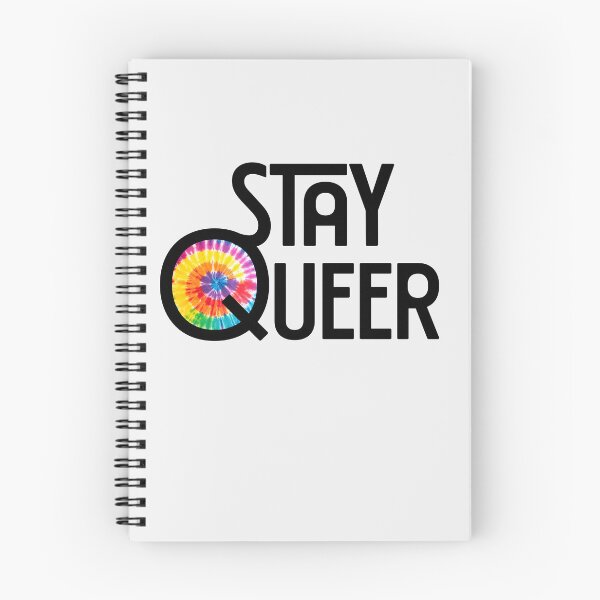 Item preview, Stay Queer Rainbow Tie Dye Gay Pride Black designed and sold by TackyTime.