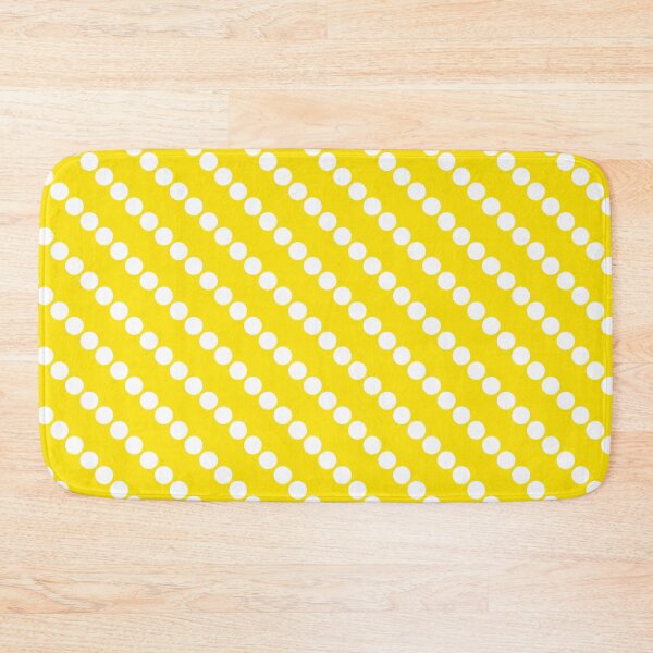 Item preview, White Polka Dots on Vivid Yellow(CL) designed and sold by POLKAIWERX.