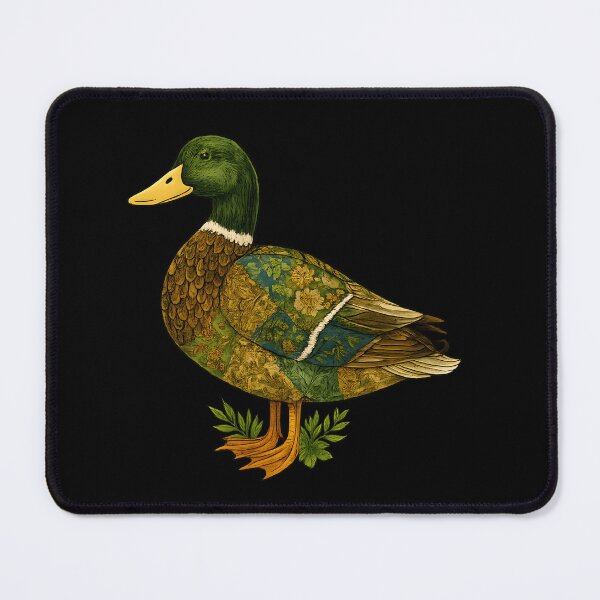 Item preview, Vintage Mallard Duck Illustration Art designed and sold by haitrieuic96.