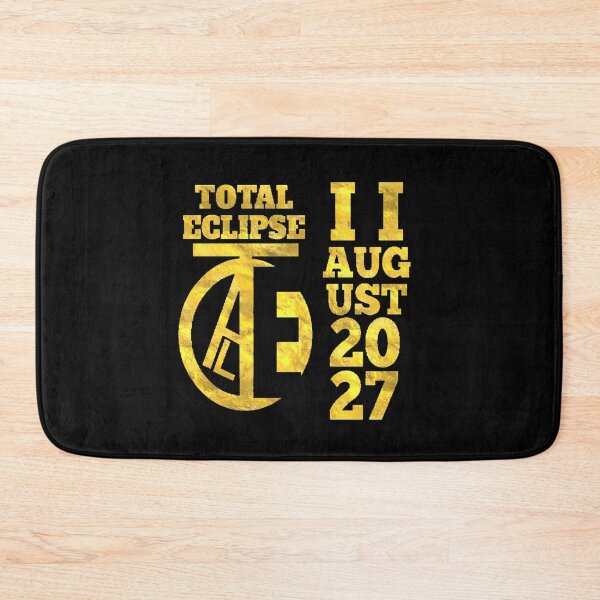 Item preview, Gold Total Solar Eclipse August 2 2027. designed and sold by Giulivo Store Graphic.