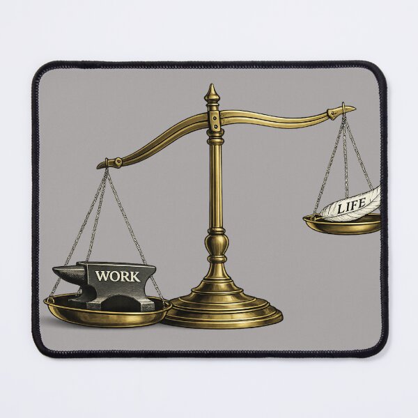 Item preview, Work-Life Balance designed and sold by OX_Bigly's Nerd Culture Designs.