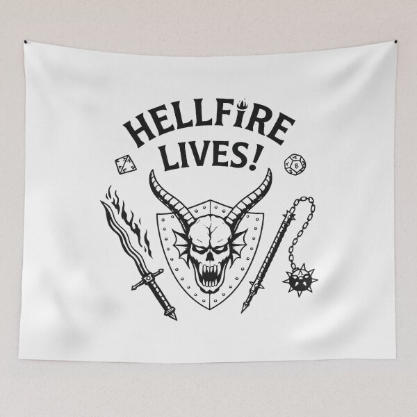 Item preview, The Upside Down, Horror Club - Hellfire Lives designed and sold by rexedmee8.