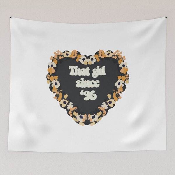 Item preview, That Girl Since '96 Love Heart Birthday Cake designed and sold by FreeOrca.