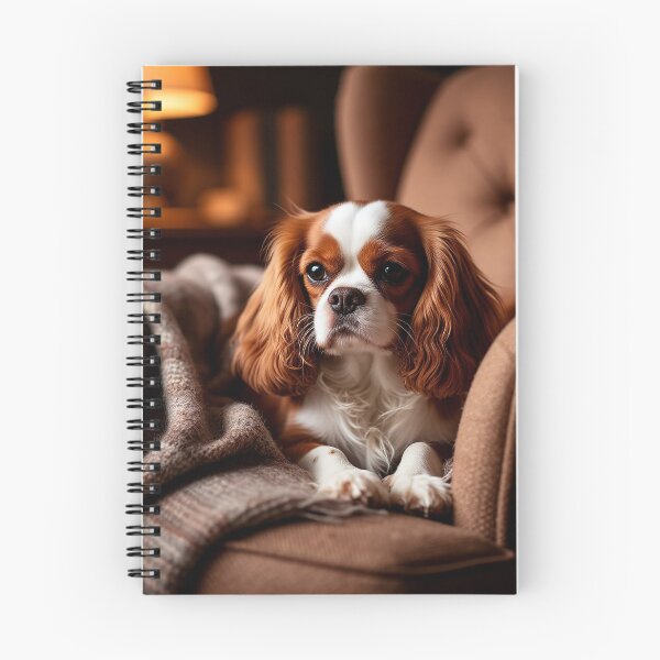 Item preview, Cozy Cavalier King Charles Spaniel in Armchair – Warm Home Interior designed and sold by AmetistLight.