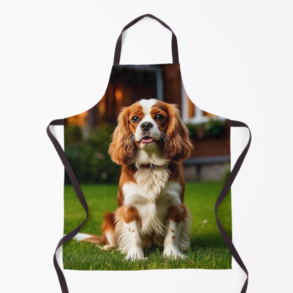 Item preview, Cavalier King Charles Spaniel in Garden – Peaceful Home Moment designed and sold by AmetistLight.
