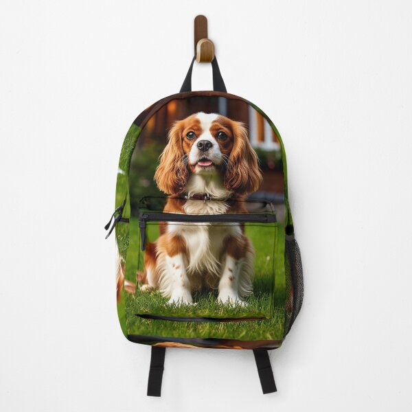 Item preview, Cavalier King Charles Spaniel in Garden – Peaceful Home Moment designed and sold by AmetistLight.