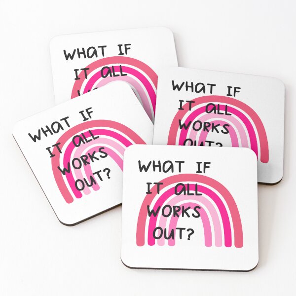 Item preview, What If It All Works Out You Will Rise Retro Pink Rainbow designed and sold by HumansStuck12.