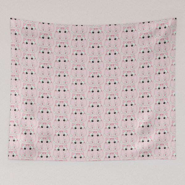 Item preview, Mallow Cat designed and sold by Sonia Jones Art.