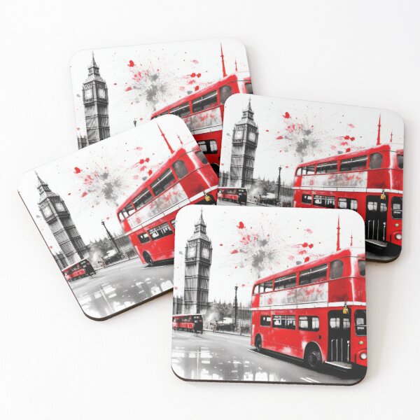 Item preview, Crimson Double-Decker Dawn designed and sold by DExDesignUK.