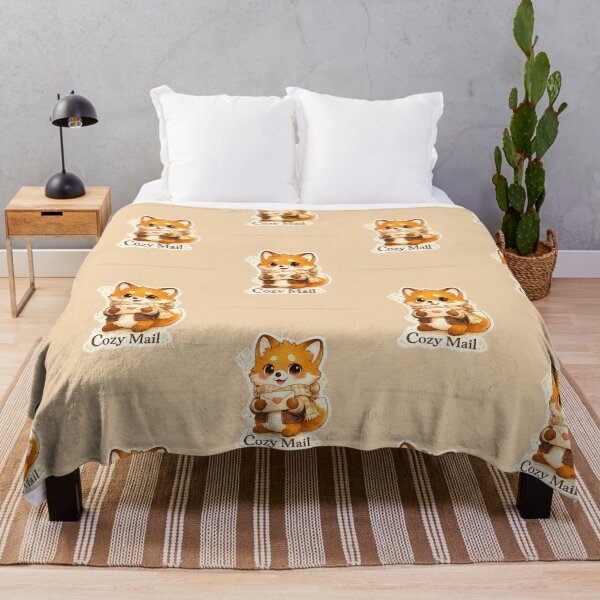 Item preview, Cozy Mail Fox – Cute Love Letter Postage Stamp Illustration designed and sold by Still Breathing Studio.
