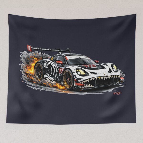 Item preview, High-Speed Race Car Illustration – Motorsport Art 5 designed and sold by VoglR.