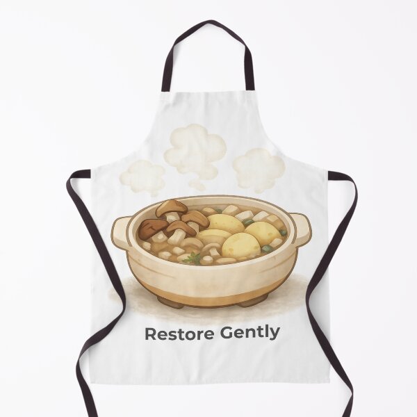 Item preview, Restore Gently – Mushroom & Potato Hot Pot  Saishoku-Kenbi – Nabe Wellness #02 designed and sold by Yohei-Studio.