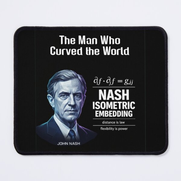 Item preview, John Nash The Man Who Curved the World designed and sold by WednesdayAndYou.