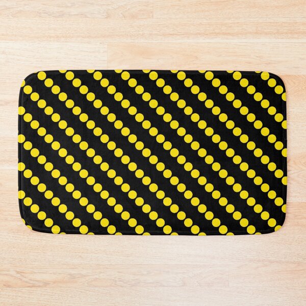 Item preview, Vivid Yellow Polka Dot on Black (CL) designed and sold by POLKAIWERX.