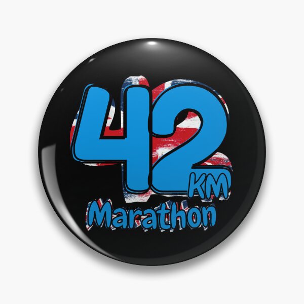 Item preview, Marathon Running Achievement - UK - Royal Blue designed and sold by NineSevenFour.
