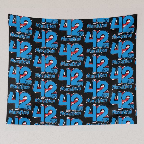 Item preview, Marathon Running Achievement - UK - Royal Blue designed and sold by NineSevenFour.