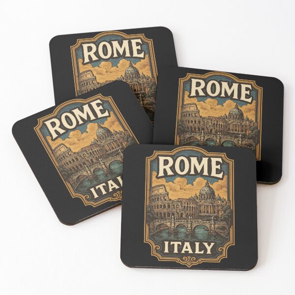 Item preview, Rome Italy Retro Vintage designed and sold by TomFrontierArt.