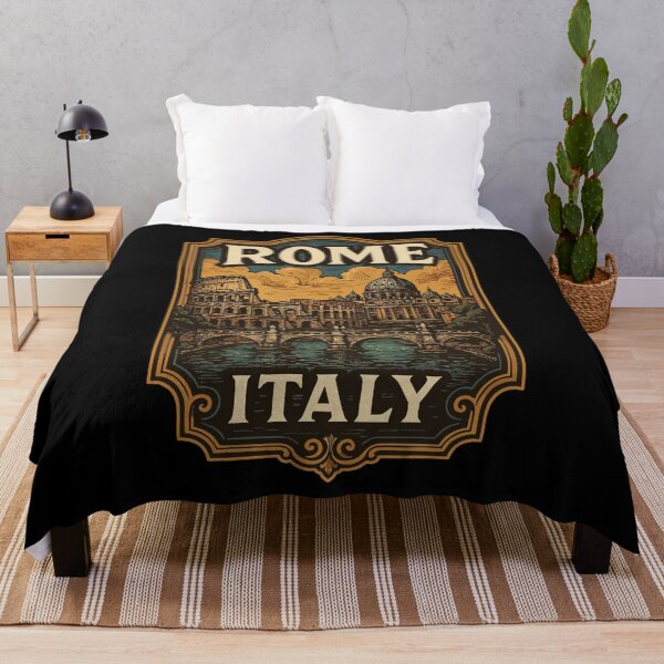 Item preview, Rome Italy Retro Vintage designed and sold by TomFrontierArt.
