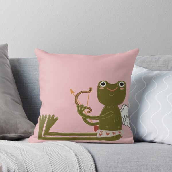 Item preview,  Long-legged frog, little cupid, a funny, charming Valentine’s Day illustration designed and sold by Dormitria.