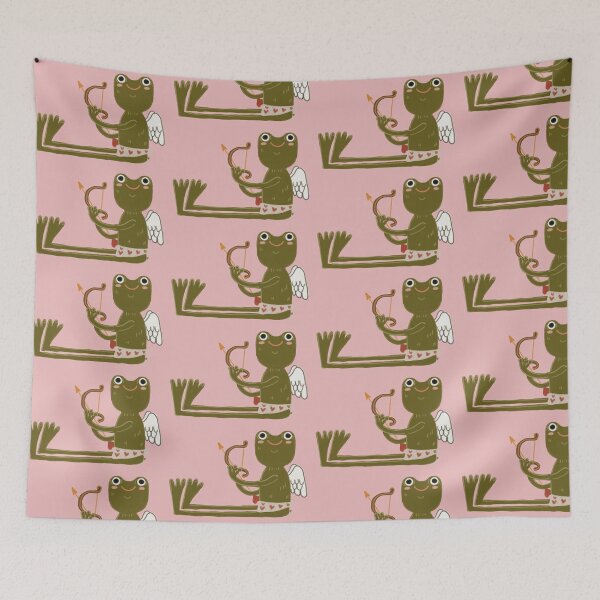 Item preview,  Long-legged frog, little cupid, a funny, charming Valentine’s Day illustration designed and sold by Dormitria.