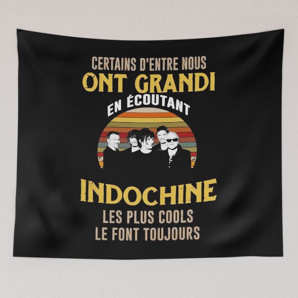 Item preview, Indochine Band Logo7 Exselna Genres Rock New Wave designed and sold by LAROWEODEL.