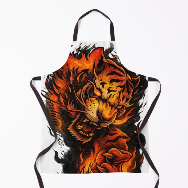 Item preview, Inferno Tiger – Fiery Spirit of Power and Rage designed and sold by Dyan4.