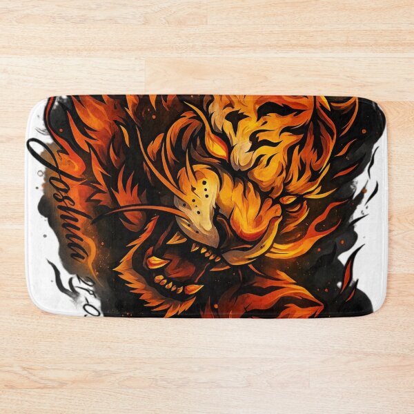 Item preview, Inferno Tiger – Fiery Spirit of Power and Rage designed and sold by Dyan4.