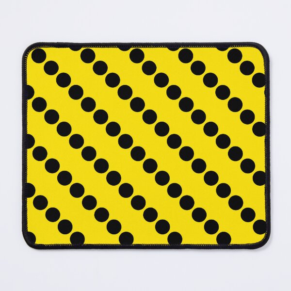 Item preview, Black ck Polka Dot on Vivid Yellow(CL) designed and sold by POLKAIWERX.