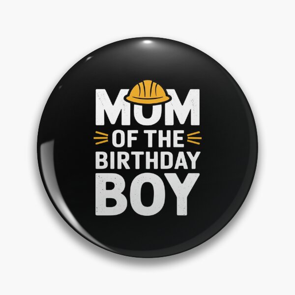 Item preview, Mom of the Birthday Boy Construction Birthday Party Hat  designed and sold by DigitaldeligArt.