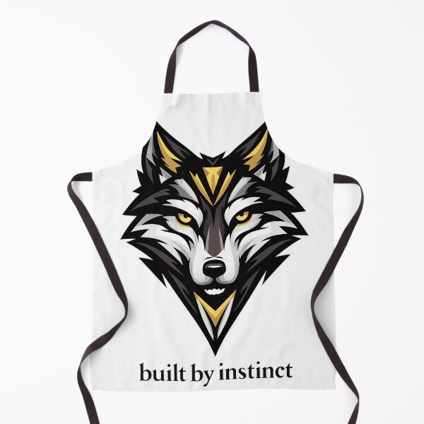 Item preview, Geometric Wolf Head with Instinct Motto designed and sold by RavenDistrict.