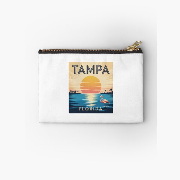 Item preview, Tampa Florida Vintage Flamingo Poster - Minimalist Retro Coastal Art designed and sold by CircinusStore.