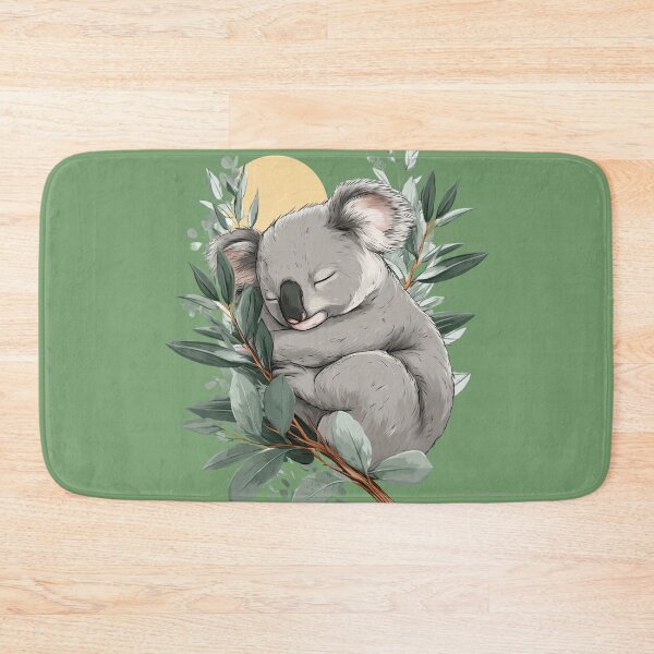 Item preview, Sleeping Koala – Cute animal illustration with gentle tranquility designed and sold by Meiersbeste.