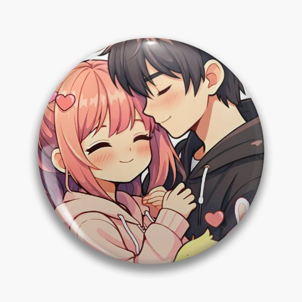 Item preview, Cute Anime Couple Love designed and sold by Amr Siam.
