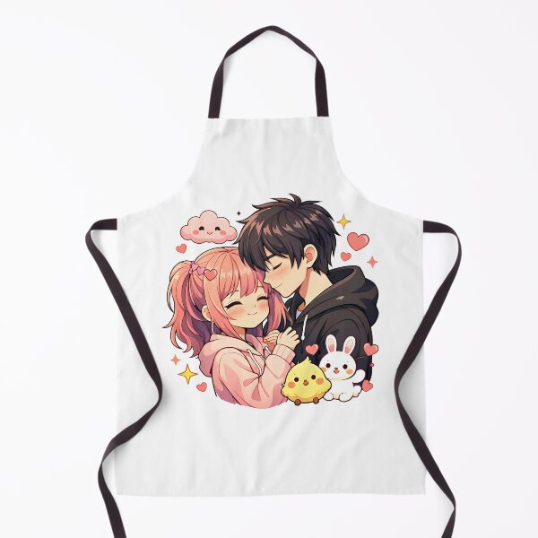 Item preview, Cute Anime Couple Love designed and sold by Amr Siam.