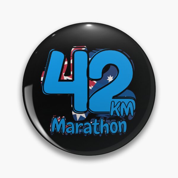 Item preview, Marathon Running Achievement - Australia - Royal Blue designed and sold by NineSevenFour.
