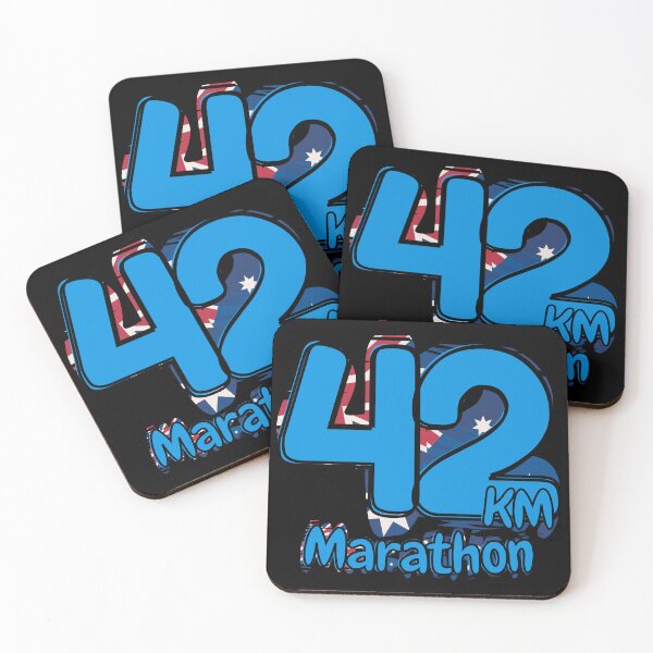 Item preview, Marathon Running Achievement - Australia - Royal Blue designed and sold by NineSevenFour.