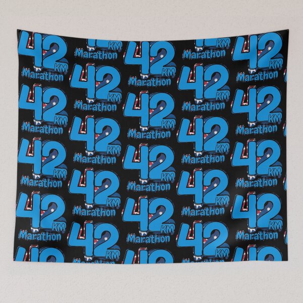 Item preview, Marathon Running Achievement - Australia - Royal Blue designed and sold by NineSevenFour.