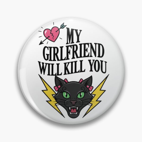 Item preview, My Girlfriend Will fight You,Funny Boyfriend Valentine designed and sold by Meryem Mamouni.