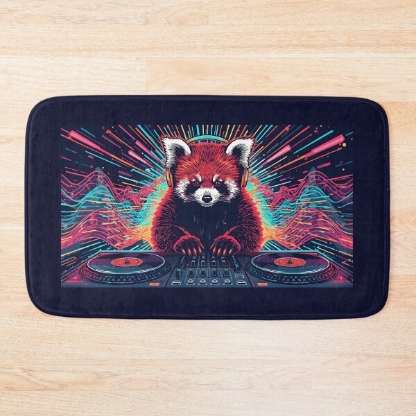 Item preview, "Paws on the Decks" - Red Panda DJ designed and sold by Grizzlysales.