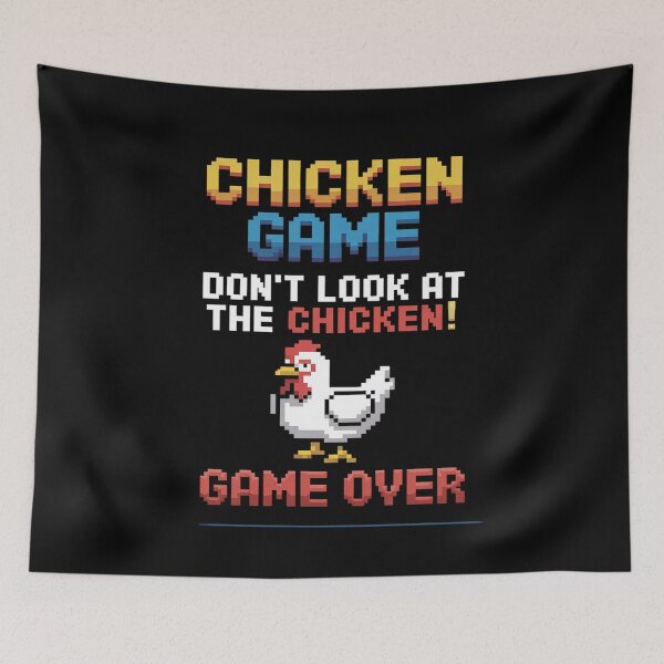 Item preview, Trendy Chicken Game Pixelated Humour  designed and sold by MarkLeedsArt.