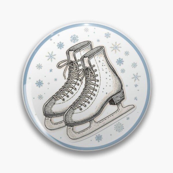 Item preview, Winter Sports Games Figure Skates Ice Dancing Sticker designed and sold by colorleafz.